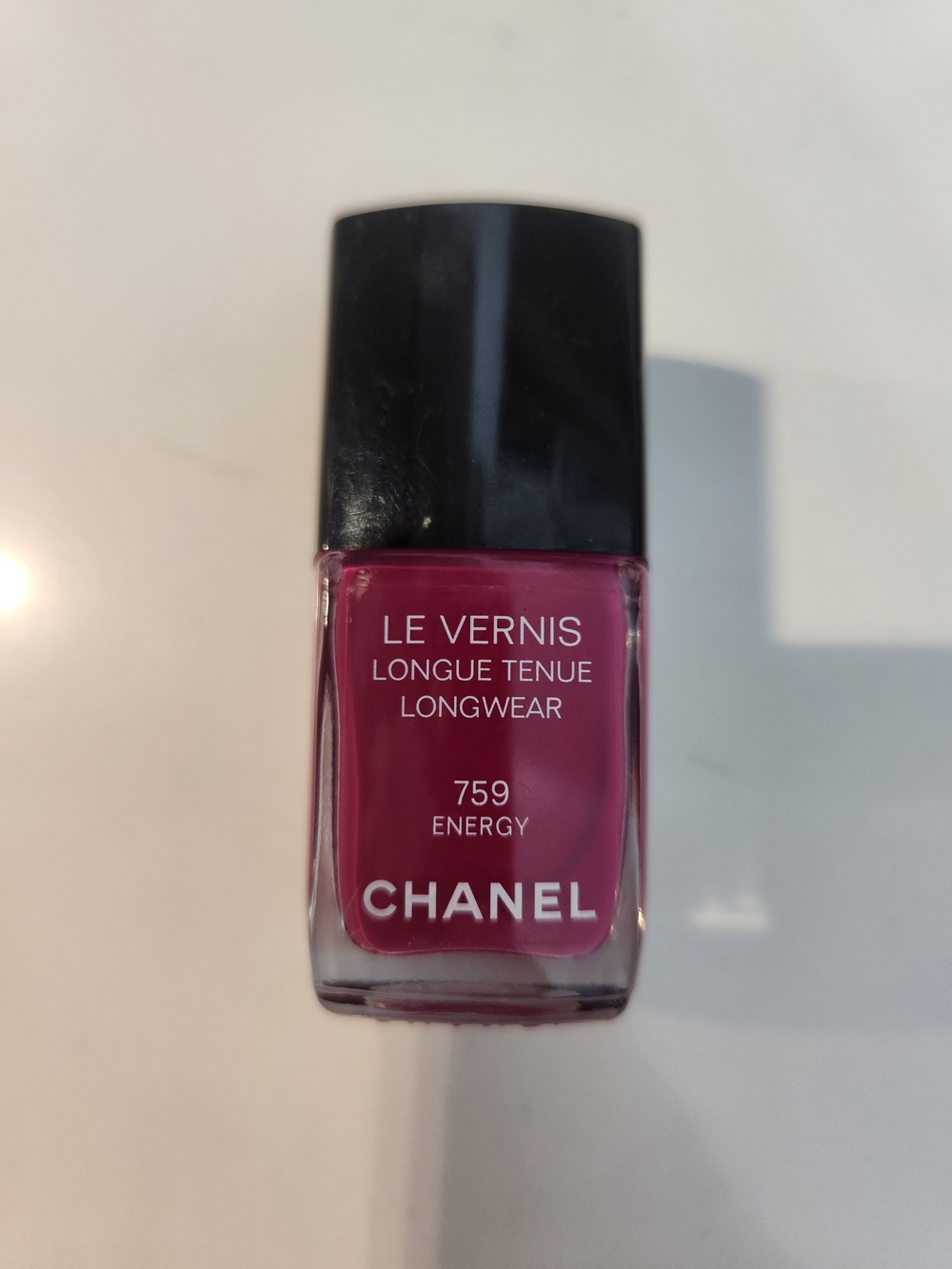 CHANEL Le Vernis Longwear Nail Polish 759 Energy - Deep Berry Pink